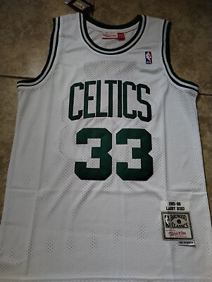 #ad Boston Celtics Jersey #33 Larry Bird Throwback Jersey US Seller $49.99