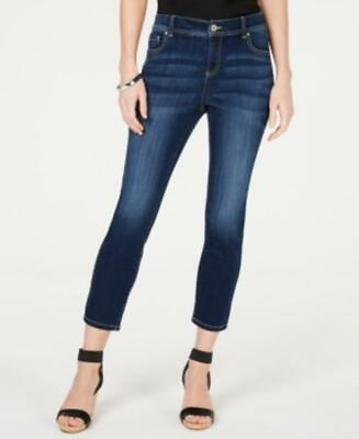 INC Essentials Petite Rhode Skinny Mid Rise Cropped Jeans Sz 0P $69.5 $TINI {amp;} $21.50