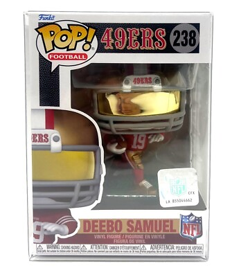 #ad Funko Pop NFL Football San Francisco 49ERS Deebo Samuel #238 with POP Protector $27.99