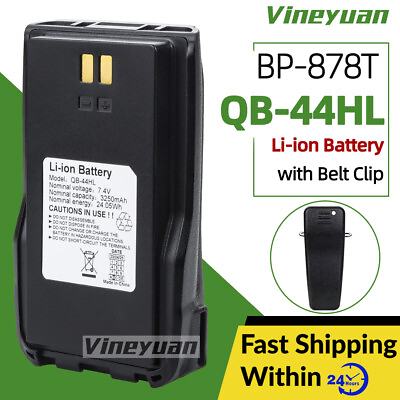 #ad 7.4V 3250mAh QB 44HL BP 878T Li ion Battery for Anytone AT D878UV Plus D878UV $28.99