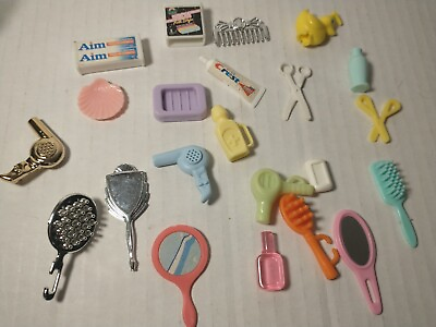 #ad Barbie Doll BATHROOM amp; VANITY ACCESSORIES YOU PICK $4.95 Flat Rate Shipping $2.00