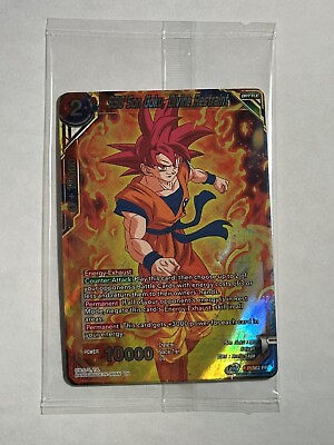 #ad #ad SSG Son Goku Divine Restraint P 362 Foil Dragon Ball Super Card Game SEALED $2.50