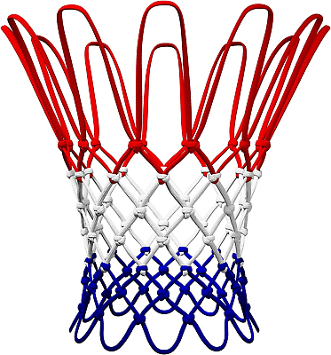 #ad Basketball Net Official On Court Net Rigid Loops At Top To Prevent Whipping NEW $13.57