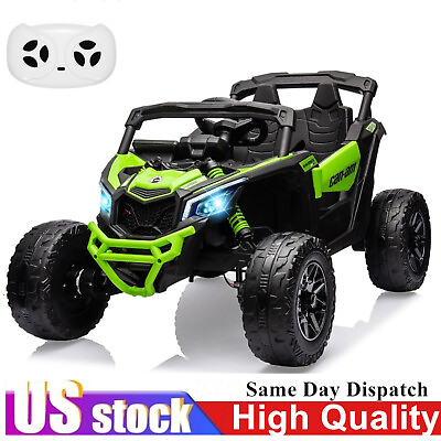 #ad CAN AM Licensed 2 Seater Kids Ride on UTV Car Toys RC 12V All Terrain Tire Buggy $289.99