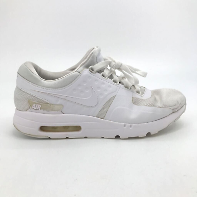 #ad Nike Mens Air Max Zero Essential Sneakers White 876070 100 Low Top Lace Up 9M $39.99