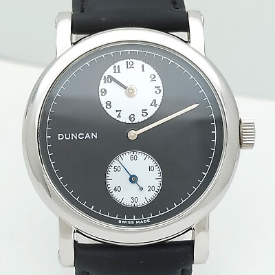 #ad DUNCAN Doctor#x27;s Regulator Hand Wind 17Jewels Mens 40mm Steel Vintage Wrist Watch $610.99
