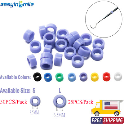 #ad Easyinsmile Dental Color Code Rings Autoclable Silicone Hygiene Instruments S L $10.81