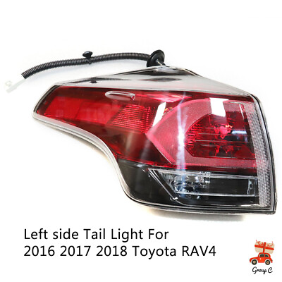 #ad Tail Light For 2016 2017 2018 Toyota RAV4 Tail Lamp Driver Left Side Outer LH $47.00
