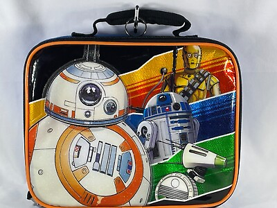 #ad Star Wars Droids Disney Thermos Soft Lunch Box 🍱 R2 D2 BB 8 Kids Favorite US $10.28