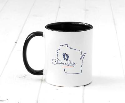 #ad Wisconsin Mug Pro Life Mug $23.00