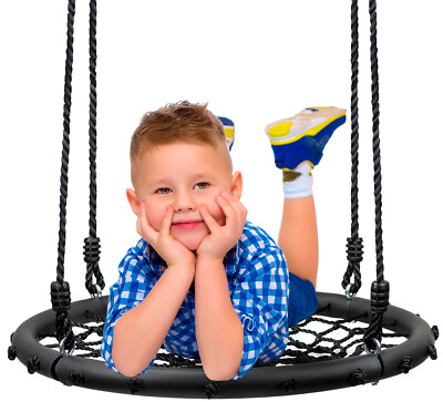 #ad Spinner Swing Kids Round Web Swing Great for Tree Swing Set Backyard Playground $54.99