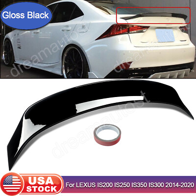 #ad Gloss Black Duckbill Rear Trunk Spoiler Wing For Lexus IS200 IS250 IS350 IS300 $68.99