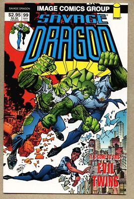 #ad Savage Dragon #99 2002 nm 9.2 Image Erik Larsen Dragon Vs Dragon $14.40