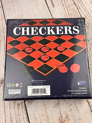 #ad Point Games Interlocking Checkers Board Game Fun for Kids Foldable Board $15.99