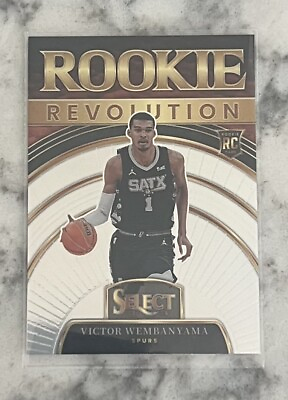 #ad Victor Wembanyama 2023 24 Select Rookie Revolution SILVER PRIZM SILVER ROOKIE $99.99