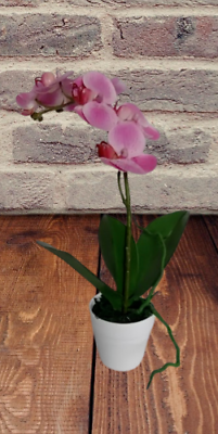 #ad Artificial mini Phalaenopsis orchid LAVENDER $15.99
