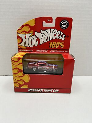 #ad Hot Wheels 40th Ann. 100% Mongoose Funny Car Real Riders $39.95