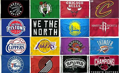 #ad Licensed TORONTO RAPTORS amp; NBA BASKETBALL TEAMS FLAG BANNER 3#x27;X5#x27; 36quot;X60quot; New $24.99