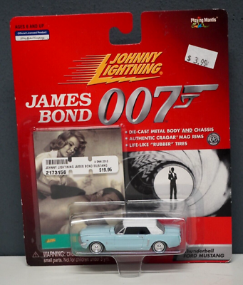 #ad Johnny Lightning James Bond 007 Thunderball Ford Mustang $12.45