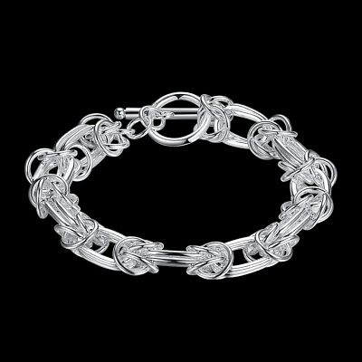 #ad 925 sterling Silver fine Classic brands Bracelet for women wedding party jewelry C $4.20