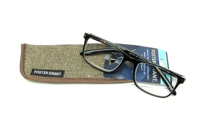 #ad Foster Grant Reading Glasses with Soft Case COLE TOR Choose Diopter $14.99