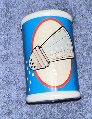 #ad Vtg Pretend Play Mini Container Of Salt Plastic Toy $9.97