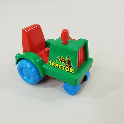 #ad Vintage Little Tikes Farm Green Tractor Toddler Activity Toy 10 cm long AU $14.99