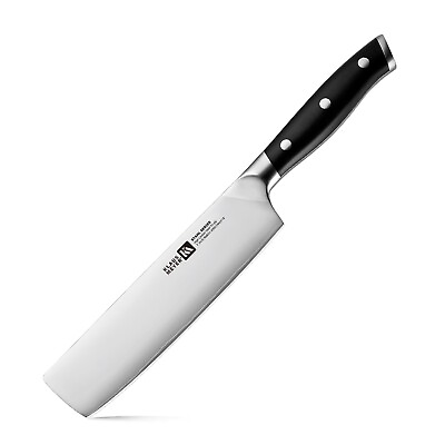 #ad Klaus Meyer Stahl High Carbon Tri ply Steel 7 inch Nakiri Knife $36.99