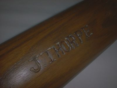 J. JIM THORPE 1926 34 Spalding Baseball Bat 1912 Olympics Native American READ $85000.00