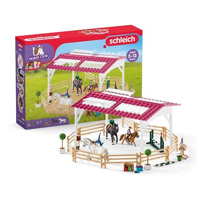 #ad Schleich Horse Club Horse Toys for Girls and Boys Riding School Horse Set wit... $113.49