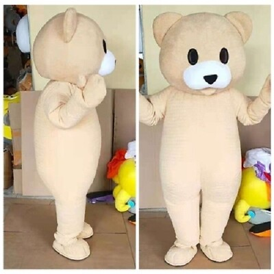 #ad bear Mascot Costume Cosplay Party Fancy Dress Suits Adult Unisex $159.99