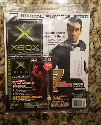 #ad Official Xbox Magazine July Of 2002 Issue #8 Brand New In Package SEALED. $38.32