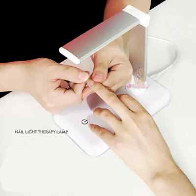 #ad New Foldable LED UV Gel Nail Polish Dryer Lamp Instant Soft Gel Nails Gel X Tips $44.40