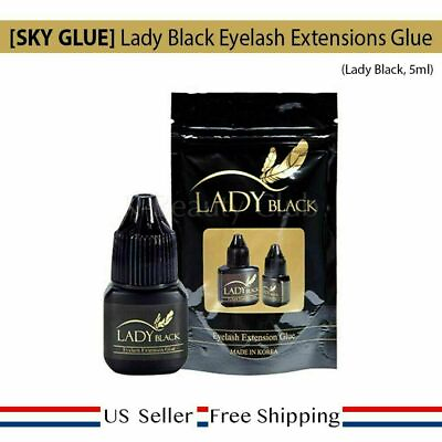 SKY Lady Black Glue Eyelash Extensions Max Bond Adhesive Fast Strong 5ml US $99.98