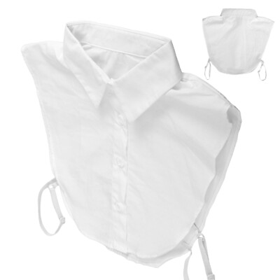 #ad Toddler Women Lace Tops Half Shirt White Dickey False Collar $7.50