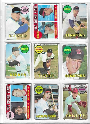 #ad Topps 1969 Gradable 9 Different 8075 $9.99
