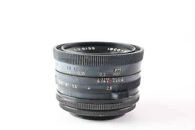 #ad Lens Wide Angle Isco Göttingen Westron 1:2.8 35mm 35 MM M42 Mount $169.38