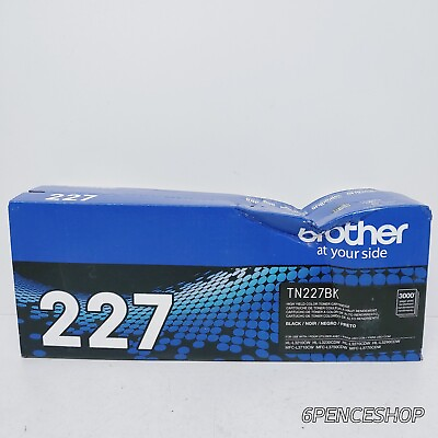 #ad *New Deformed Box* Brother TN 227 Black Toner Cartridge TN227BK $41.99