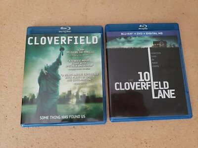 #ad Lot Of 2 Sci fi Movies Cloverfield Blu Ray 10 Cloverfield Lane Blu Ray And Dvd $12.00