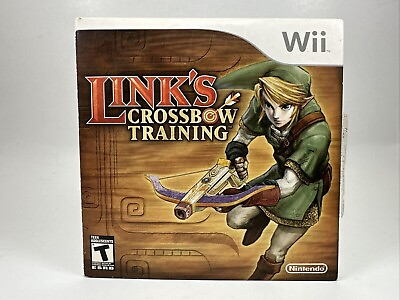 #ad Link’s Crossbow Training Nintendo Wii 2007 Legend Of Zelda New Sealed $9.31