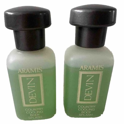#ad LOT FOR 2 ARAMIS DEVIN COUNTRY COOLING BODY SPLASH 2 X 0.83OZ RARE $29.49