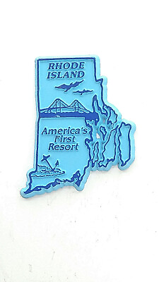 #ad RHODE ISLAND AMERICA#x27;S FIRST RESORT Fridge Magnet Souvenir $9.92