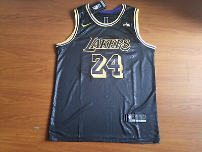 #ad Youth Los Angeles Kobe Bryant Black Mamba Jersey #24 BRAND NEW Size $37.98