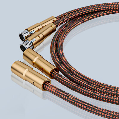 #ad Pair 40th Anniversary HiFi Audio OFC Copper with Gold Plated Connector XLR Cable $57.00