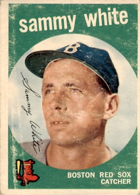#ad 1959 Topps #486 Sammy White Boston Red Sox FR $2.12