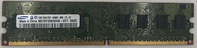 #ad Samsung M378T2863EHS CF7 1GB DDR2 Desktop RAM Memory $17.99