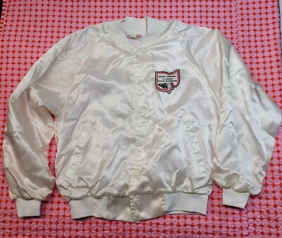 #ad Vintage Hartwell USA Jesse Owens Classic Ohio Stadium OSU Satin Jacket EUC See $59.00