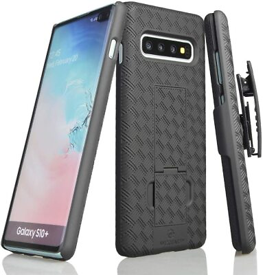 #ad Case for Samsung Galaxy S10 holster with stand and belt clip Holster Combo Case $24.56