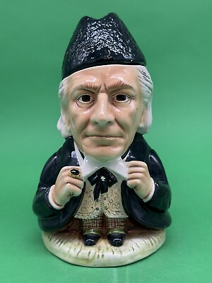 #ad Dr. Who Toby Jug The Doctor #1 William Hartnell c.1985 Ltd Ed. of 750 9.75quot; $200.00