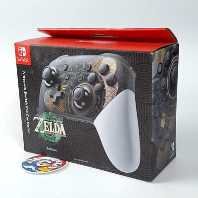 #ad Pro Controller Manette Zelda Tears Kingdom Switch NINTENDO USA Official NEW Se $153.02